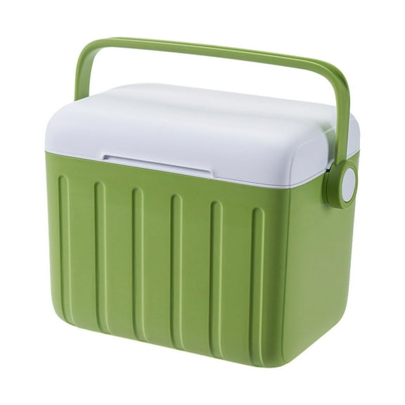 harayaa Cooler Box Carrier 6L with Handle Beverage Storage Organizer Container Ice Chest Green