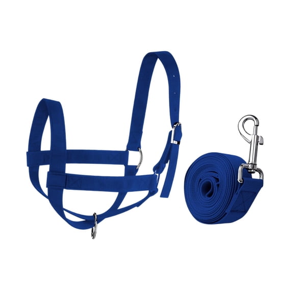 harayaa Cow Halter with Rope, Calf Halter, Harness, Handling Equipment, Adjustable Bull S