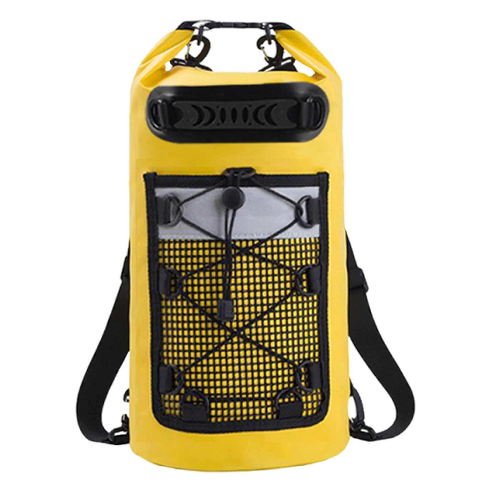 harayaa Dry Bag Comfortable Sturdy Keeps Gear Dry Large Capacity Lightweight Storage Bag Yellow