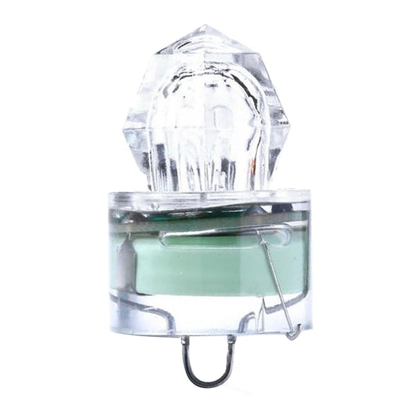 harayaa Durable Deep Drop Fishing LED Light Underwater Diamond Shape Waterproof Flashing Green