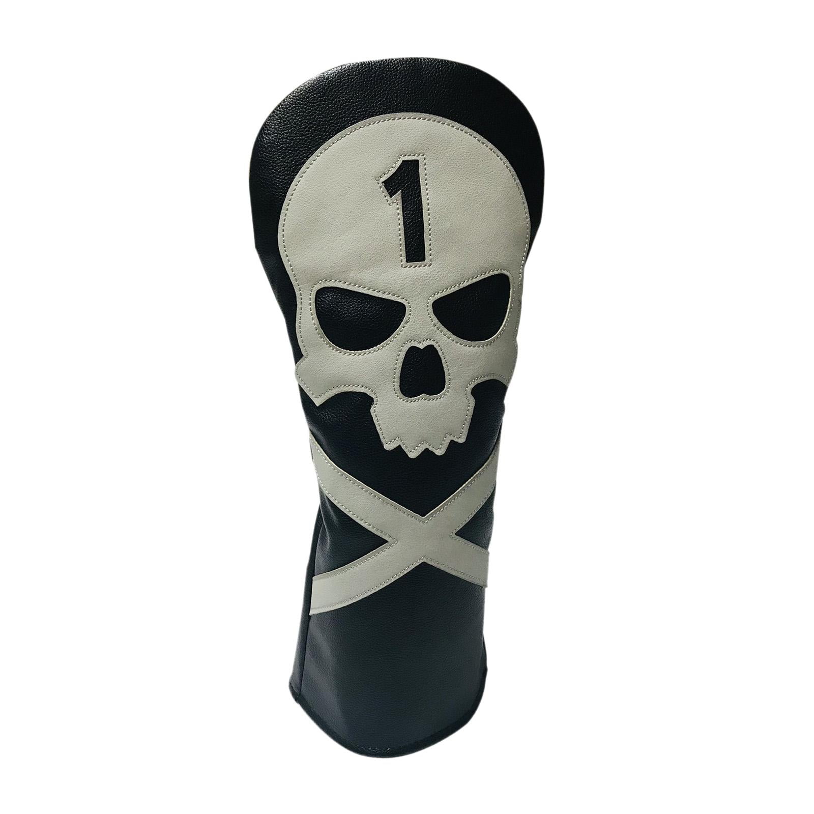 harayaa Durable Golf Driver Head Cover Waterproof No. 1, 3/5, UT Drivers Headcover Woods Black