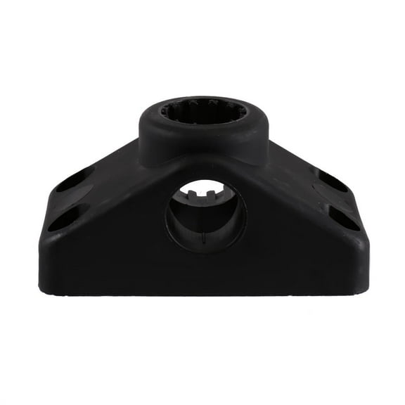 harayaa Durable Plastic Kayak Rod Mounting Brackets Fishing Equipment Black