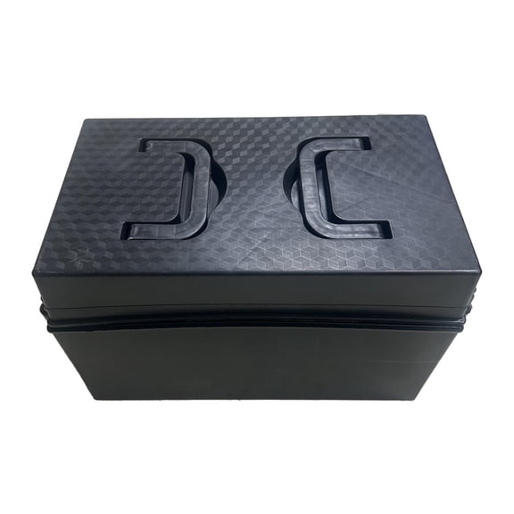 harayaa Electric Bike Battery Box Battery Holder with Foldable Handle Shatterproof Storage Box 48V 20A Universal for Electric Bicycle
