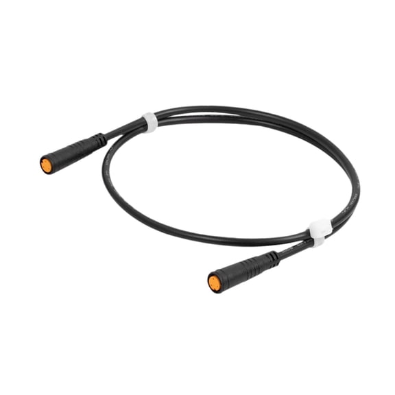 harayaa Electric Bike Extension Cable Wear Resistance Rubber Extend Cable 3 Pin Plug Female