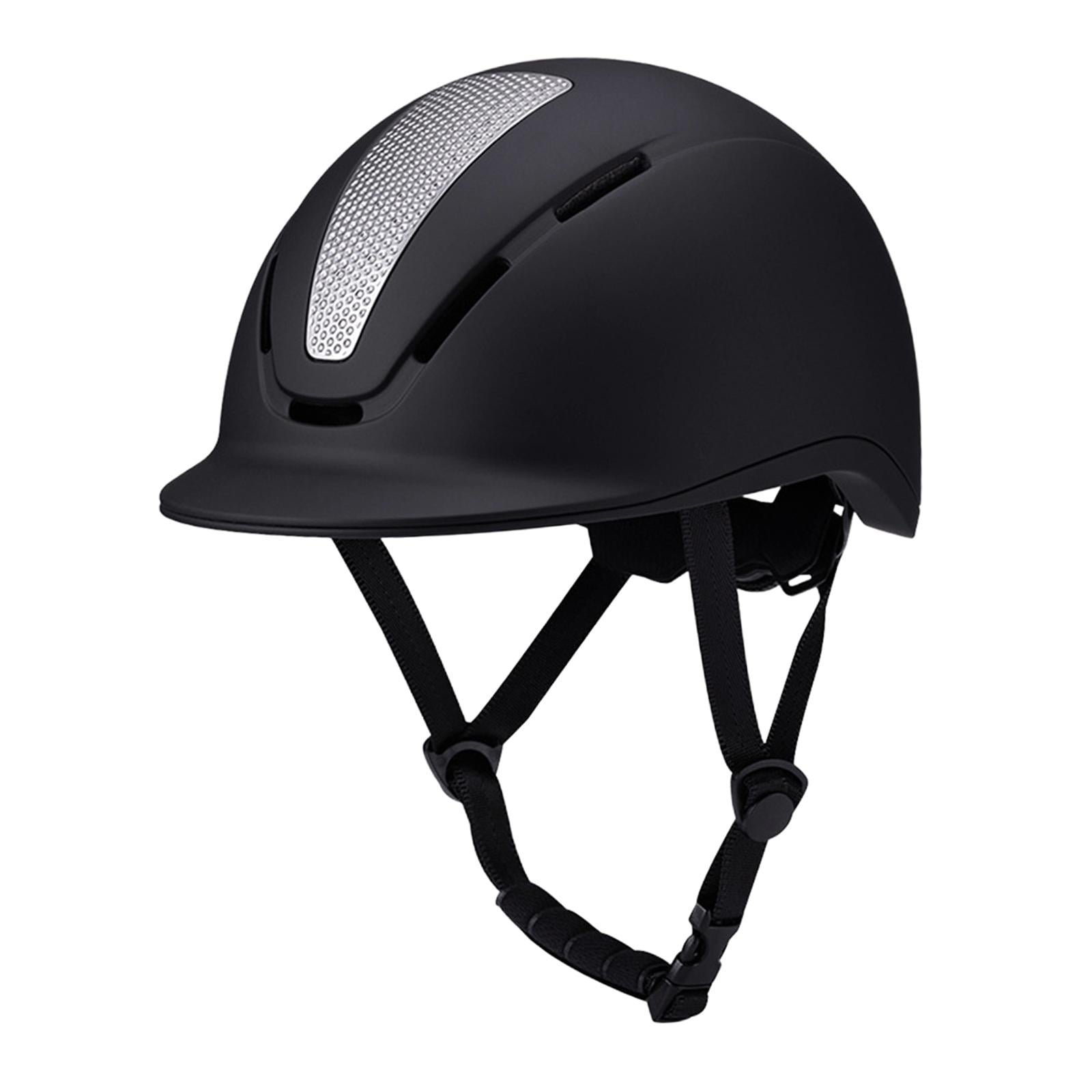 harayaa Equestrian Helmet Adjustable Equestrian Supplies Bike Helmet Horse Equipment Silver