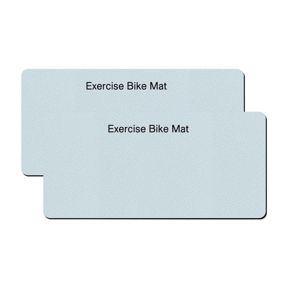 harayaa Exercise Bike Mat Elliptical Treadmill Mat Soundproof 6mm Thick Floor Protection 2PCS
