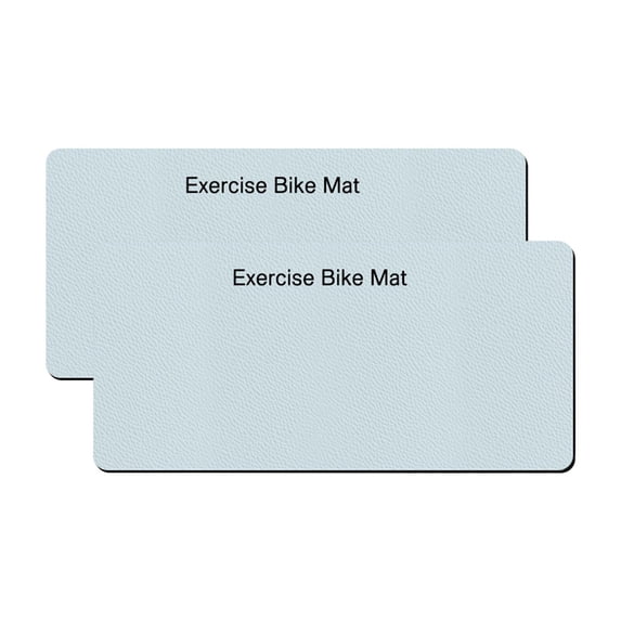 harayaa Exercise Bike Mat Elliptical Treadmill Mat Soundproof 6mm Thick Floor Protection 2PCS