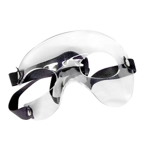 harayaa Face Mask Face Guard Basketball Durable Adjustable Strap Nose Guard Faces Shield Style C