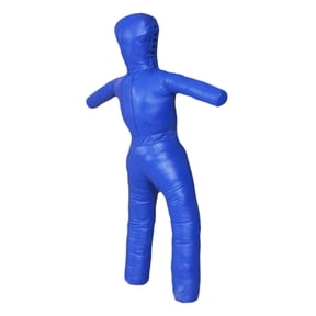harayaa Fighting Training Dummy Punching Dummy Unfilled Training Equipment Easy Carrying Blue