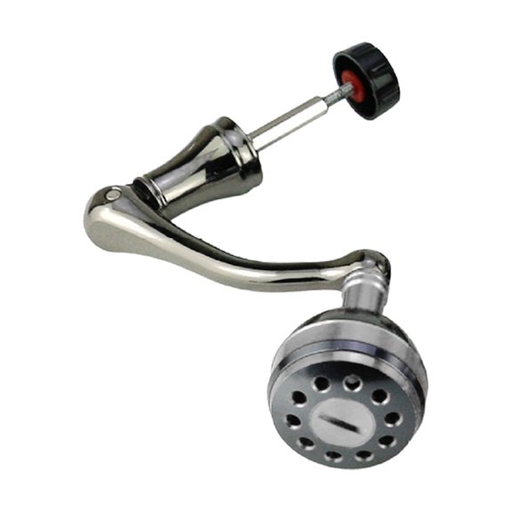 harayaa Fishing Reel Handle Grip Maintenance Accessories Replacement for Right/Left Hand Silver S