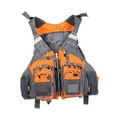 thumbnail image 1 of harayaa Fishing Vest Breathable Multipurpose for Drifting Sailing Canoeing Orange, 1 of 9