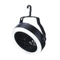 thumbnail image 1 of harayaa Flameer Outdoor Tent Fan with Light Rechargeable Camping Lantern Handheld Travel, 1 of 9