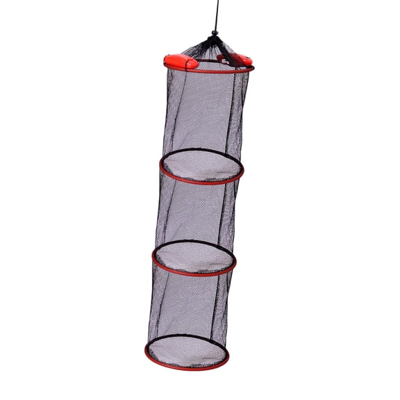 harayaa Float Basket Kayak Accessories Foldable for Leaches Minnows Live Caught Triple Layer