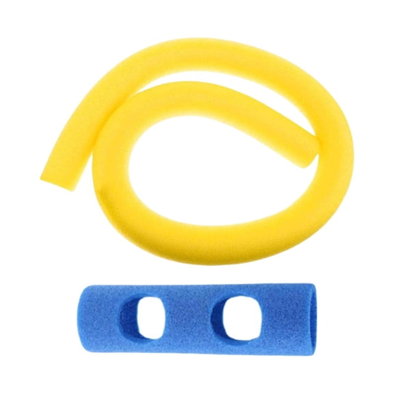 harayaa Floating Pool Noodle 59.06inch Versatile Water Float Aid Easy to Use Watersports Yellow