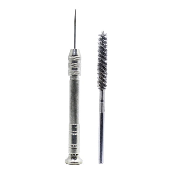harayaa Fly Tying Dubbing Brush and Bodkin Lightweight Sturdy Steel Fishing Supplies