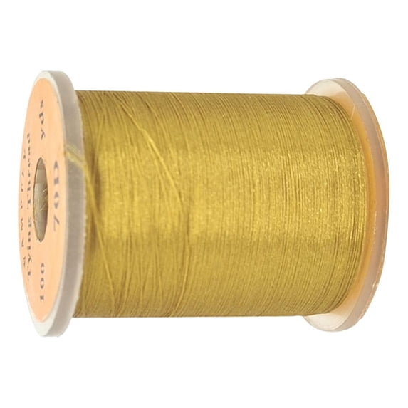 harayaa Fly Tying Thread 70 Denier Thread Fly Tying Wire in Standard Bobbins Fluorescent Light Brown