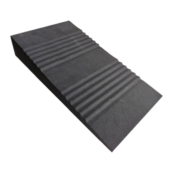 harayaa Foam Yoga Wedge Block Foot Stretcher Squat Ramp Heel Elevated Deadlift Anti Slip 30cmx16.5cmx5cm