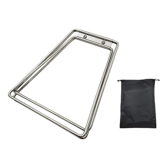 harayaa Foldable Cooling Stand Practical Fridge Ice Box Holder for Picnic Cooking BBQ