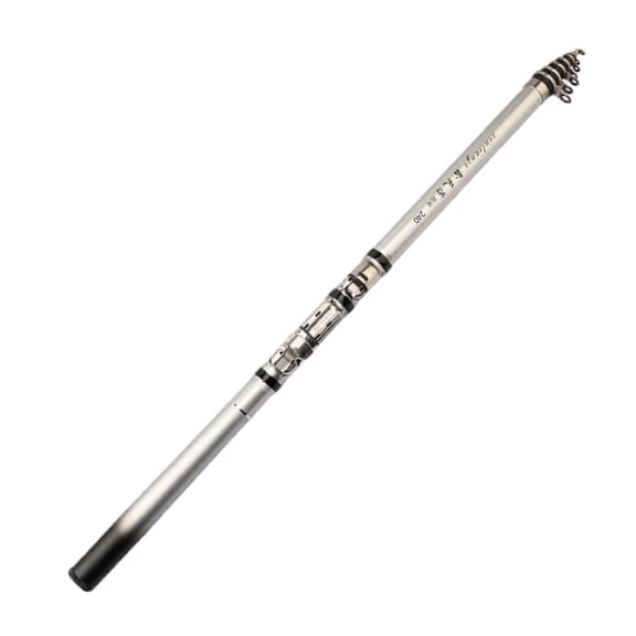 harayaa Foldable Rock Fishing Rod Carbon Telescopic Backpack Fishing Rod Carp Trout Fish 2.4m