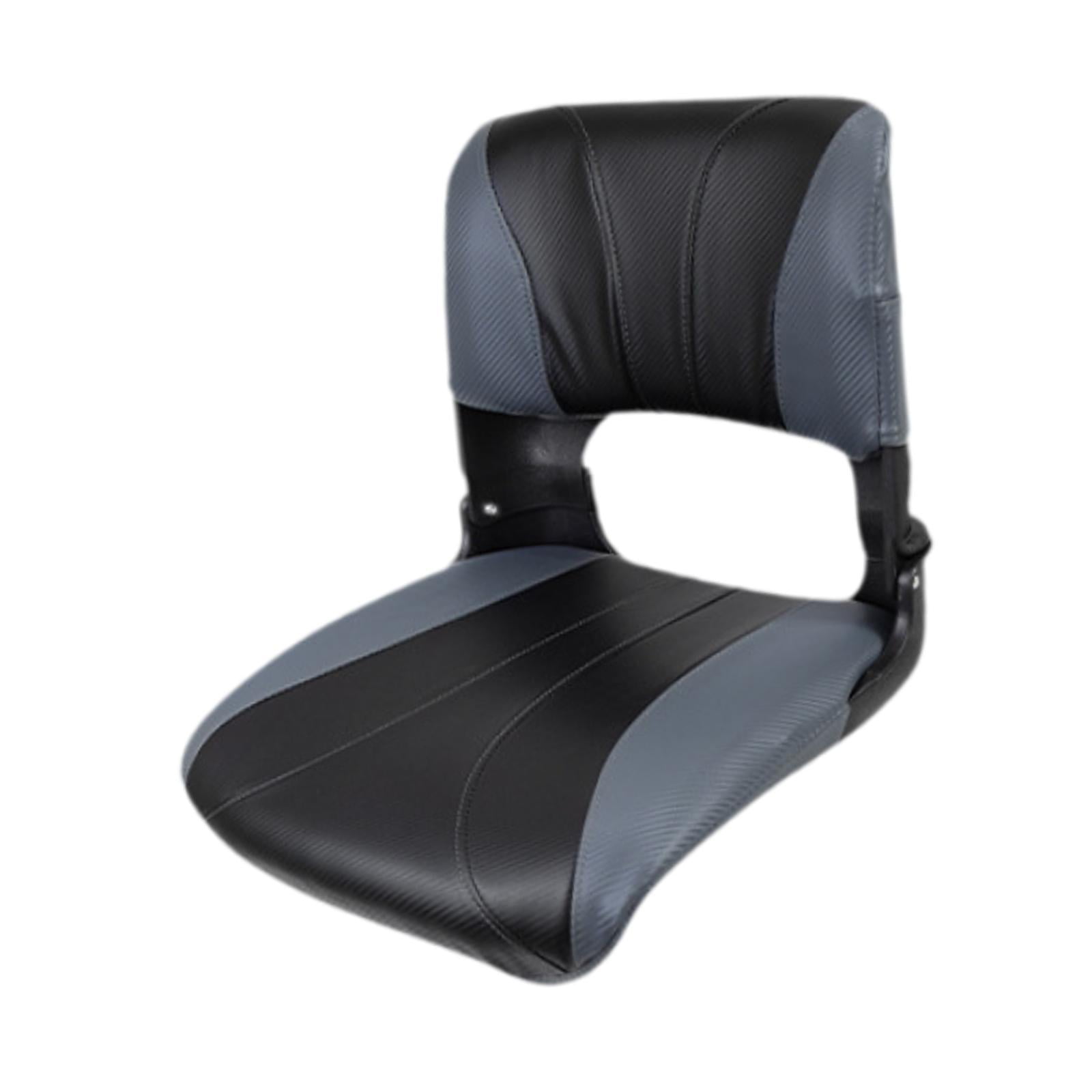 harayaa Folding Boat Seat Canoe Seat Waterproof Sun Protection Comfortable Foldable Boat Black