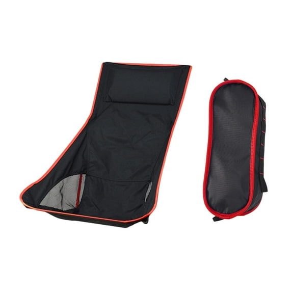 harayaa Folding Camping Chair Replacement Fabric BBQ Backpacking Porch Head Support Red