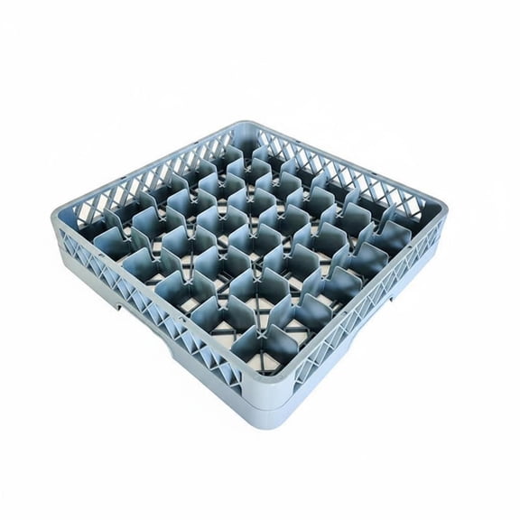 harayaa Glass Organizer Dishwasher Cup Carrier Storage Crate with 36 Compartments for Bars Pubs Cafes and Kitchens