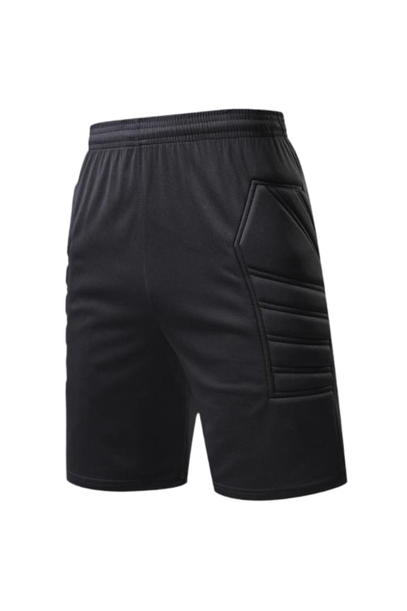 Goalkeeper Training Shorts Black Versatile for Goalkeeping Impact Protection XS
