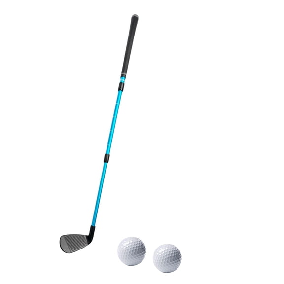 harayaa Golf Chipper Adjustable Beginners Equipment with Scale Comfortable Non Slip Kids Black Blue
