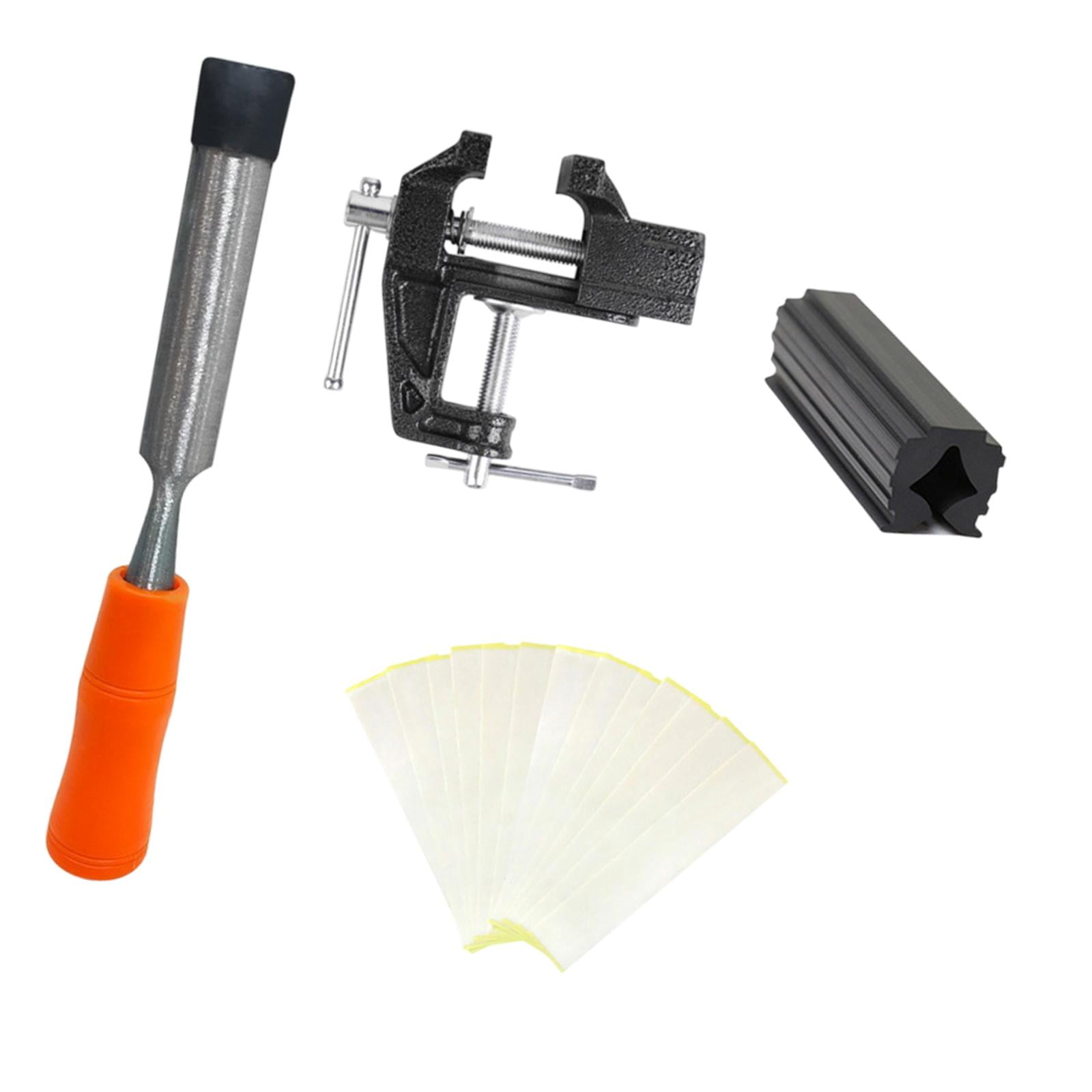 harayaa Golf Club Grip Vise Clamp Kit Gifts for Golf Enthusiast Replacement Professional Orange Remover