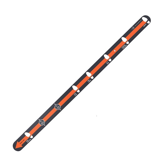 harayaa Golf Practice Putting Golf Correction Putter Ruler Golf Distance Putting Trainer