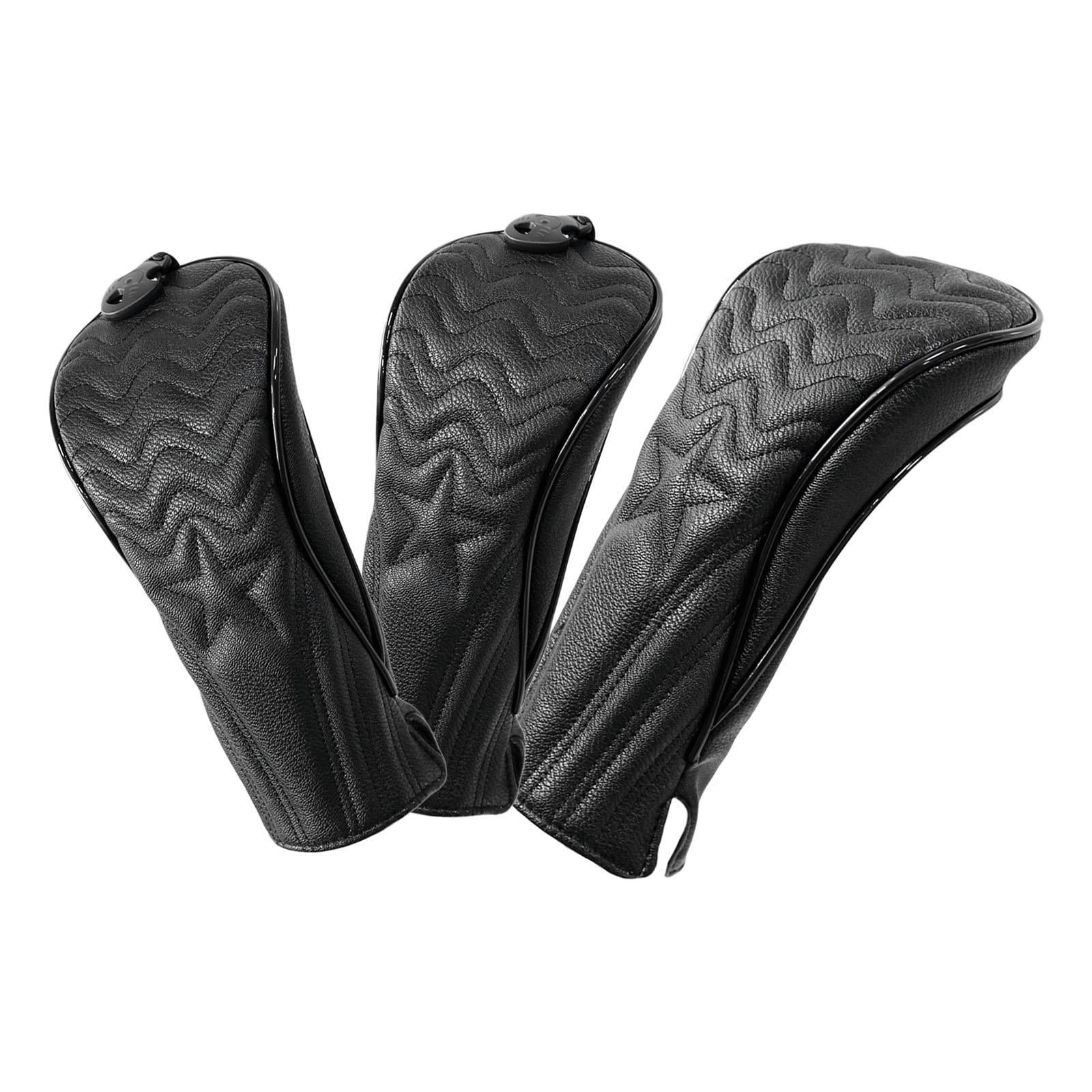 harayaa Golf Wood Headcover Drivers Covers Club Cover Equipment 3 Pieces Suit