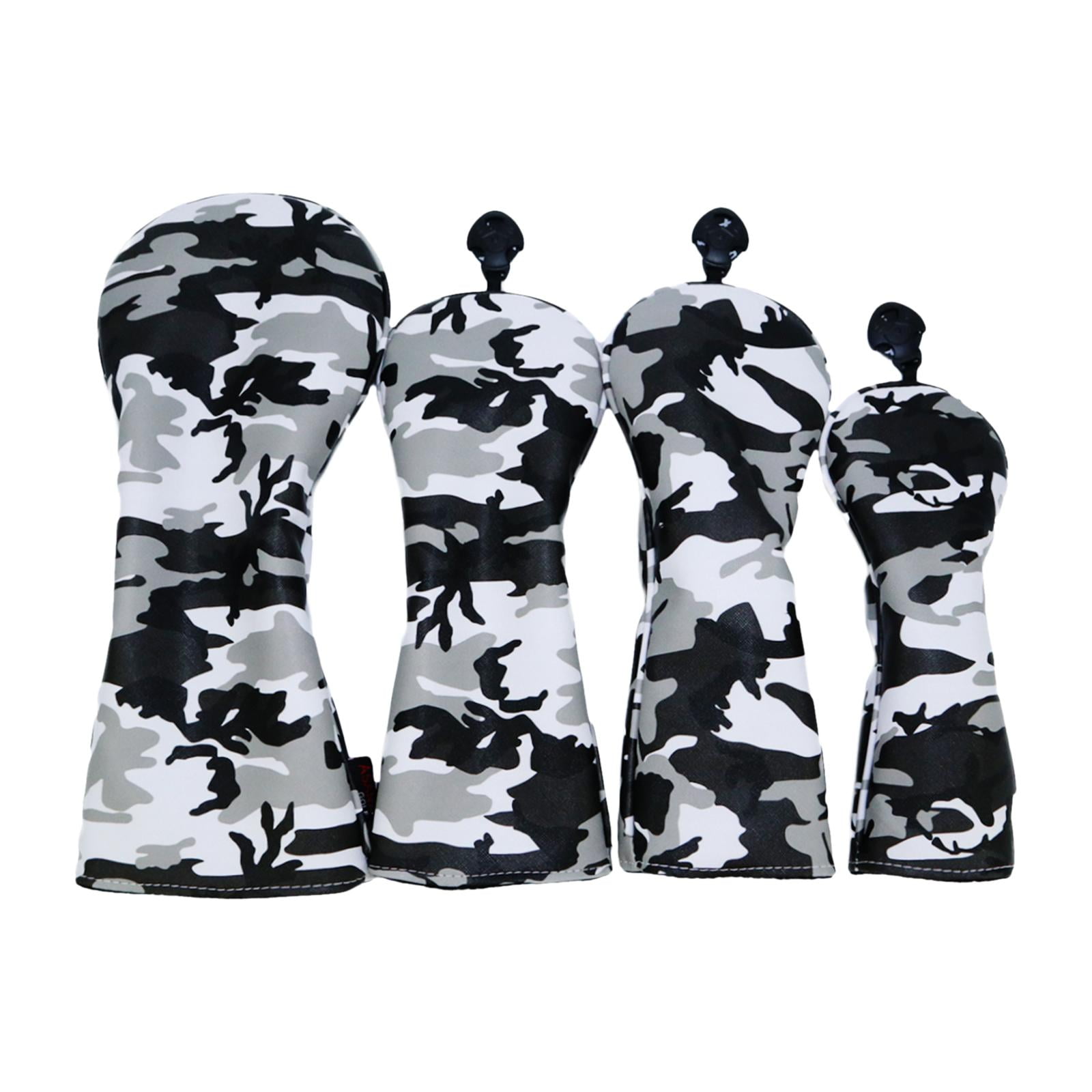 harayaa Golf Wood Headcover Durable Fleece /3/5 UT Drivers Head Covers Guard Golfer Gift 4PCS No 1 3 5 UT