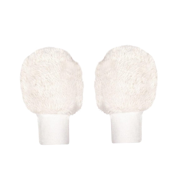 harayaa Half Finger Golf Gloves Touchscreen Cold Weather Decoration Winter Golf Training White