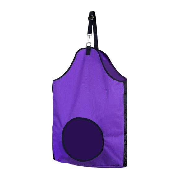 harayaa Hay Feeder Bag Feeder Storage Bag Hay Net with Strap Hay Pouch Horse Hay Bag for