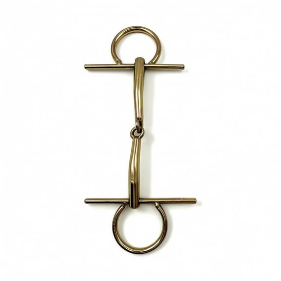 harayaa Horse Bit Full Cheek Bit Tack Smooth Control Gentle Mouthpiece Riding Lessons for Horses and Riders