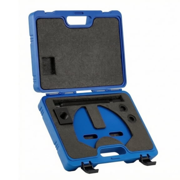 harayaa Hub Puller Tool Wheel Bearing Removal Kit Horizontal Slotted Openings Feature with Carry Case for Automotive Service and Repair