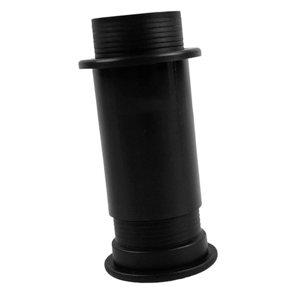 harayaa Hull Connector for Boat Drain Pipe, Marine Water Drainage Accessory. Made of PP Black L