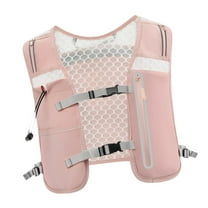 harayaa Hydration Backpack 4L Waterproof Running Vest Pack for Trail Jogging Cycling Pink
