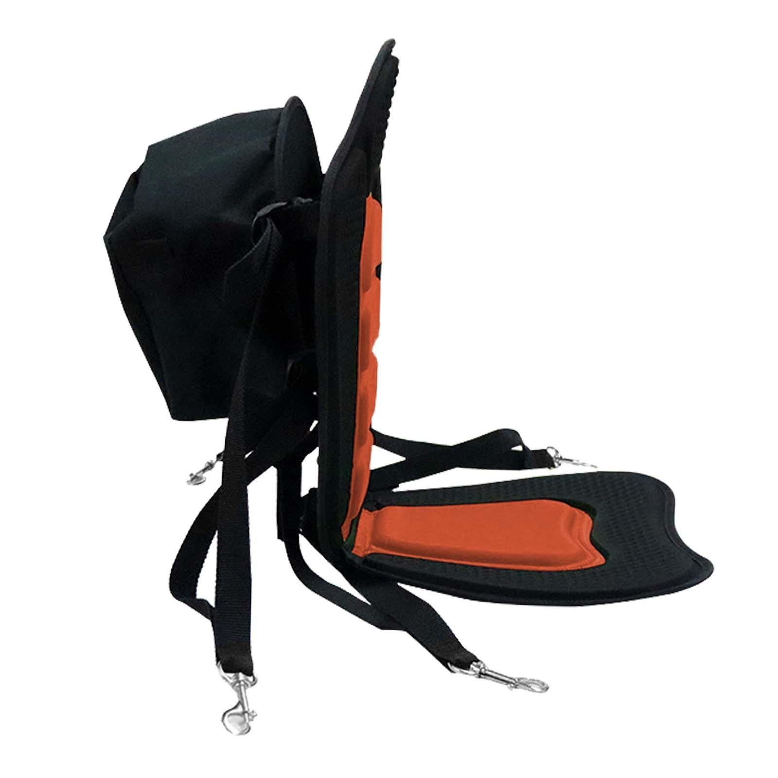harayaa Kayak Seat Cushion Kayaking Park Beach for Sit in Hiking Canoe Backrest Seat Orange with Bag