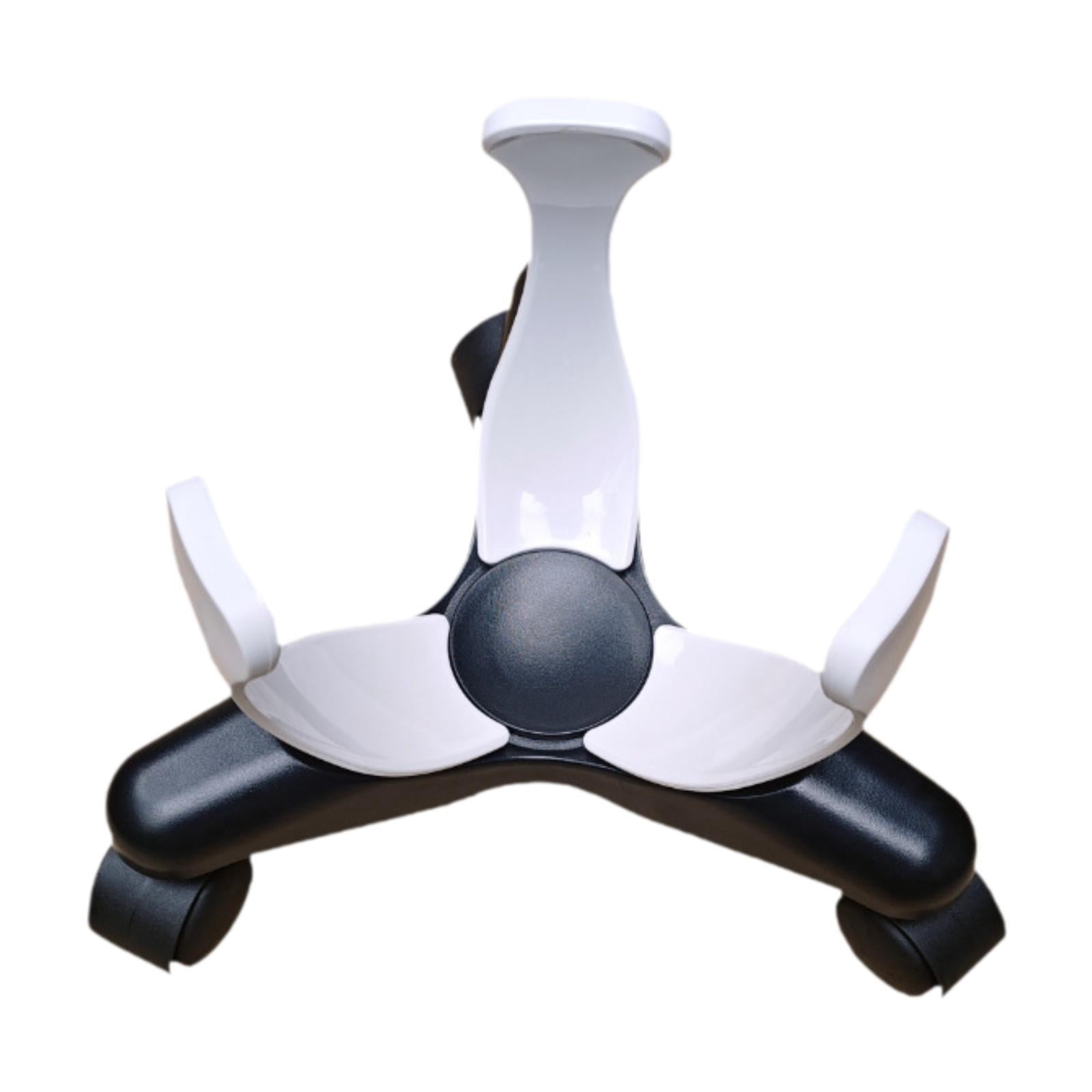 harayaa Low Center Dribbling Sliding Clamp Improve Skills Professional with 360 degree Casters Basketball Training Equipment Flexible Clamp White