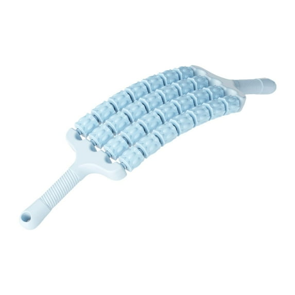 harayaa Massage Roller Stick Body Muscle Relaxation for Exercise Outdoor Indoor Back Blue