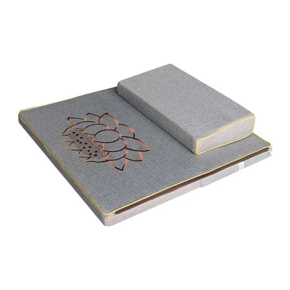harayaa Meditation Floor Pillow Floor Mat Washable Cover Zipper Closure Zen Mat Japanese