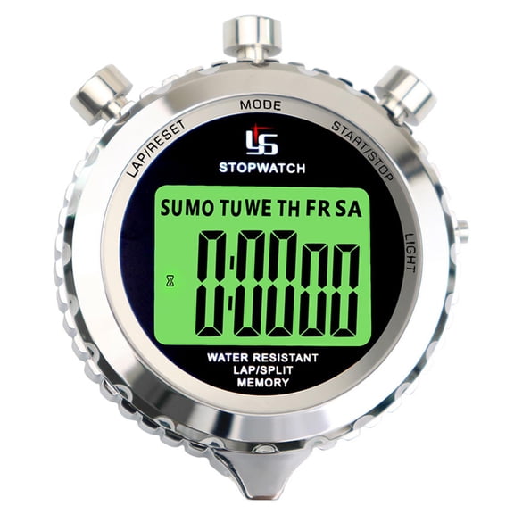 harayaa Metal Stopwatch 0.01S Precision Stop Watch Large Display Timer for Timing Soccer
