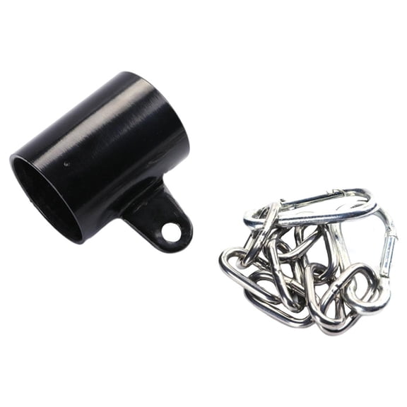 harayaa Metal T-Bar Row Platform Barbell Attachment with Chain Easy to Install Weight Lifting for Back
