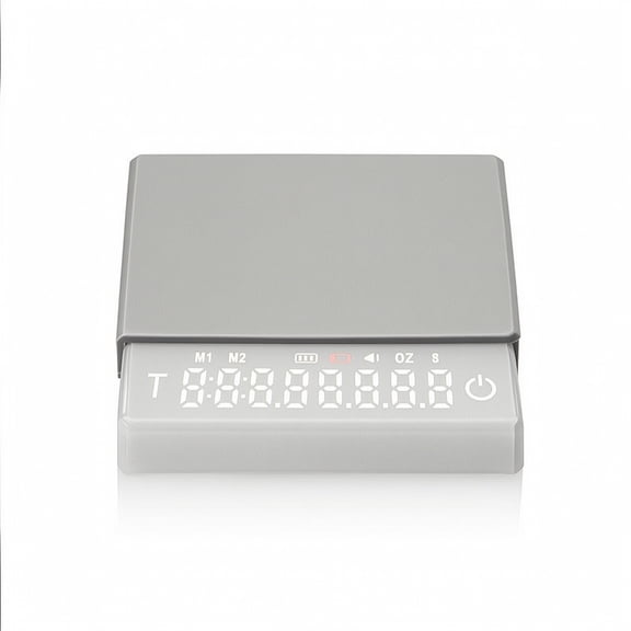 harayaa Mini Coffee Scale Digital Scale Espresso Scale Compact 95x90x19mm with Touch Controls and Timer for Baristas and Travelers