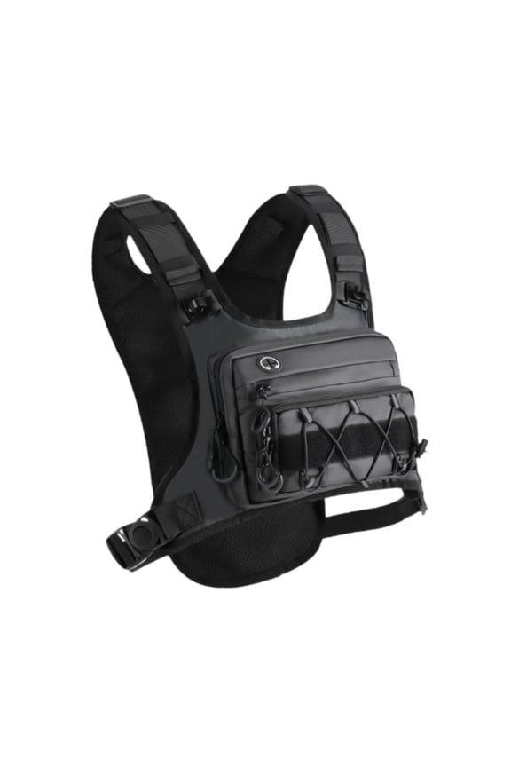 Outdoor Chest Bag Adjustable Strap Chest Pack for Cycling Travel Backpacking
