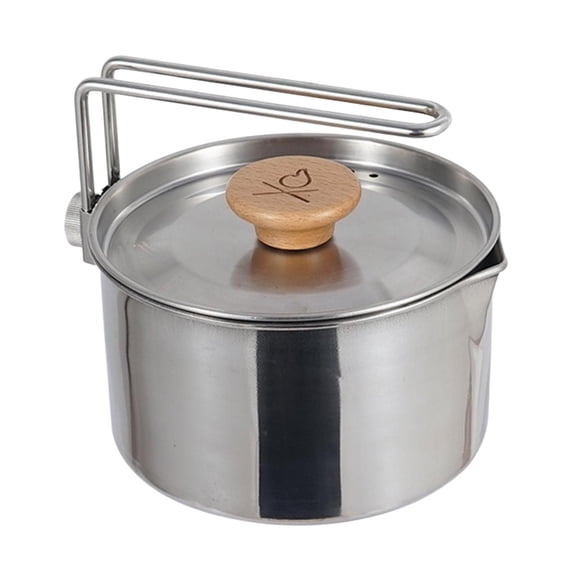 harayaa Outdoor Kettle Teapot Multifunction Camping Pot for Hiking Trekking Campfire