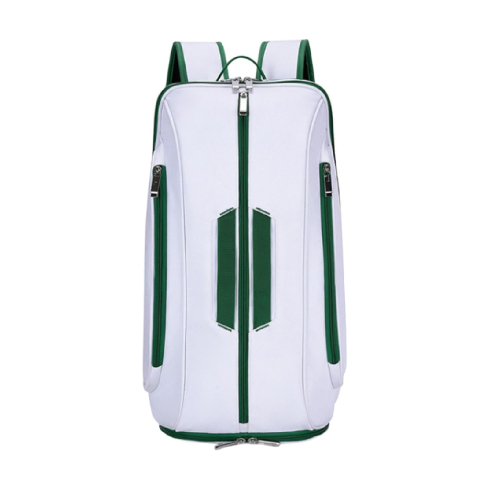 harayaa Pickleball Backpack Tennis Bag Portable Travel Pouch Racket Cover Handbag Paddle White