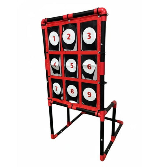 harayaa Pitching Target Trainer Practice Net Frame Durable Materials Long Lasting Portable Use for Backyard Parks and Training Days