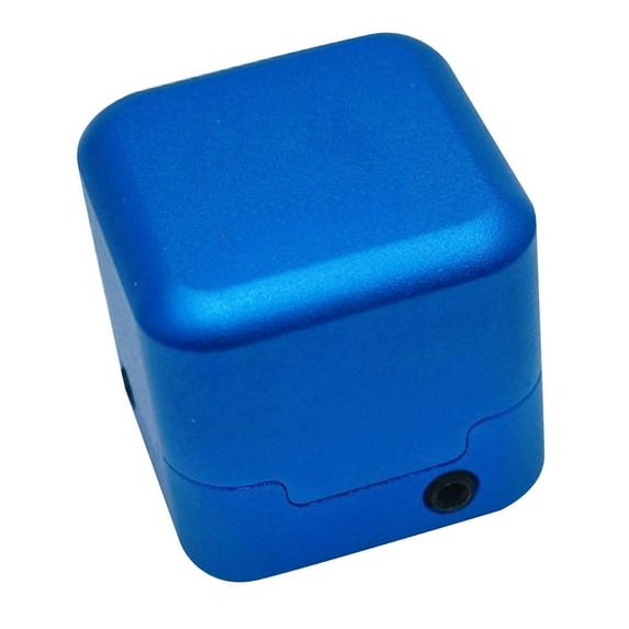 harayaa Pool Chalk Holder Small Practical Aluminum Alloy Snooker Chalk Box Container Blue